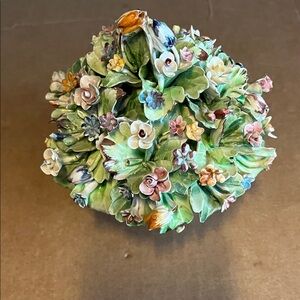 Floral Ceramic Home Accent Bone China
VG not perfect Circa 1950